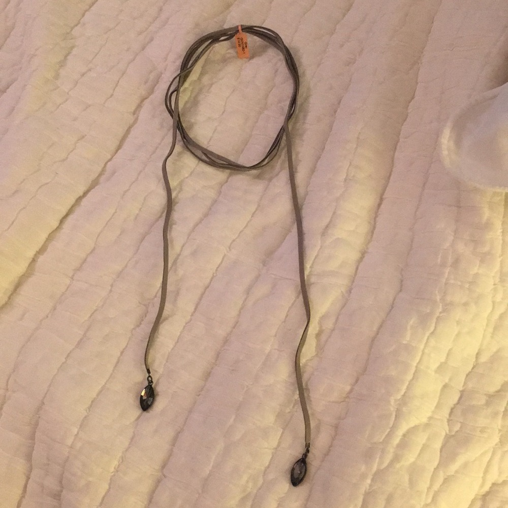 Choker wrap around necklace